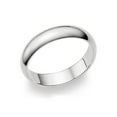 thumbnail image 1 of 5MM Sterling Silver High Polish Plain Dome Tarnish Resistant Comfort Fit Wedding Band Ring Sz 7.5, 1 of 1