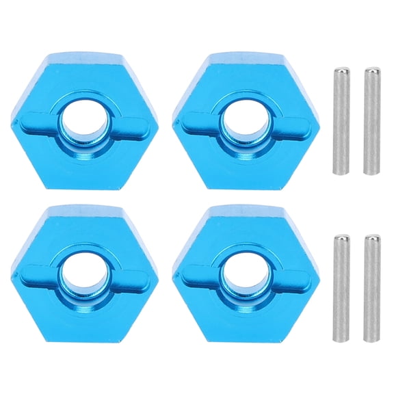 5MM Wheel Hex Mount Hubs Nut with Pins Universal Wheel Hex Hub Adapters Fit for 1/14 144001 RC Car