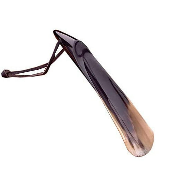 5MOONSUN5 Shoe Horn Made with Real Horn Handmade. Easy Grip Handle Shoehorn for Men,Women Seniors, Pregnancy, Elderly, Back Pain, Kids Shoes & Boots. Best Gift Idea Home or Travel Use.(