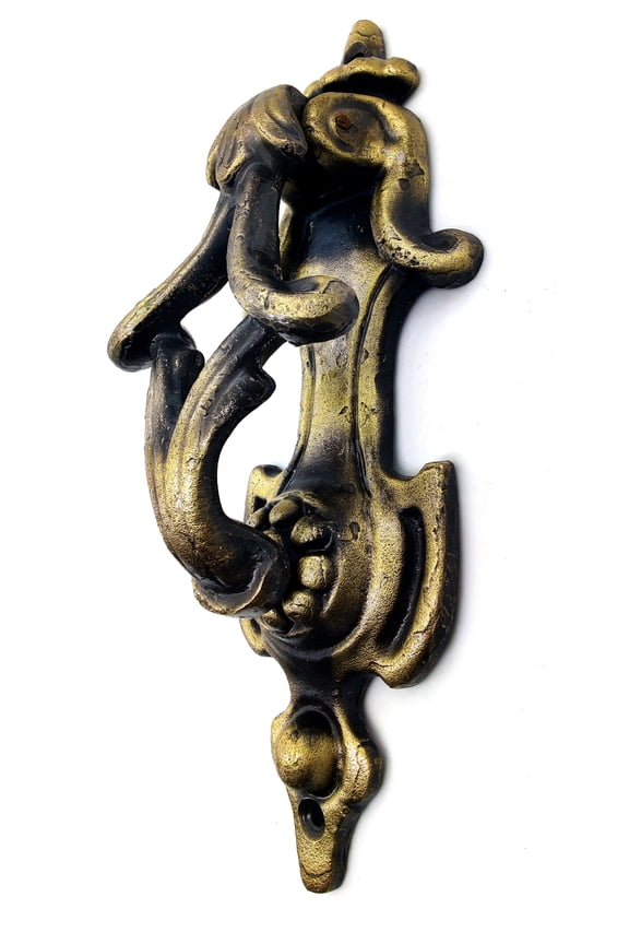 's Victorian Antique Style Cast Iron Door Knocker Decorative Handcrafted Hardware for Doors