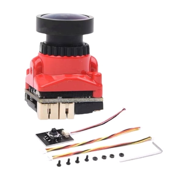5MP 2.1mm M12 Lens 2000TVL Standard FPV Camera NTSC PAL Switchable 4ms Latency 19x19mm for Drones
