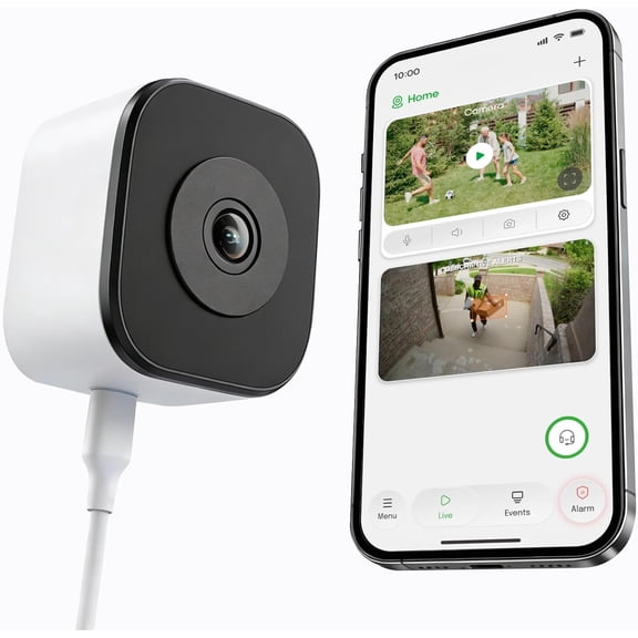 5MP 3K No Drill Window Security Camera, 2.4GHz & 5GHz WiFi Indoor Camera Color Night Vision with Anti-Glare, Person and Motion Detector, 24/7 Recording, Easy Install for Apartment,Rental