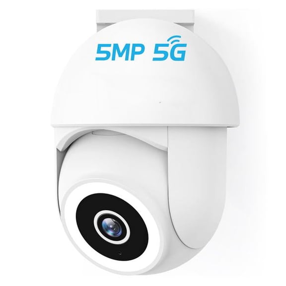 5MP 3K Outdoor Security Camera, Dual-Band WiFi Smart Cam with AI Motion Detection, Color Night Vision, Spotlight & Siren, Two-Way Talk, Works with Alexa & Google Home