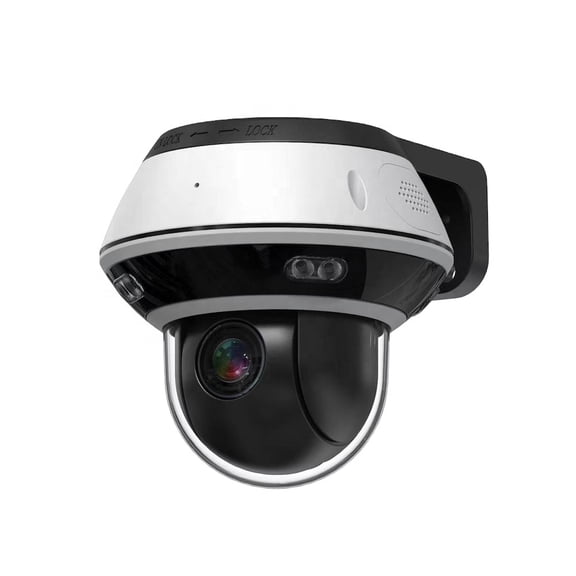 5MP 4X Optical Zoom Dome Camera,360 Coverage,IR Night Vision,Metal Shell,Remote Access,Home Security