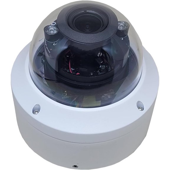 5MP 4in1 HD Dome Camera, 2.8-12mm Varifocal Lens, 5MP TVI/AHD, 4MP CVI, CVBS (960H), Indoor Outdoor, 4 pcs Smart IR 100ft IR Range, Dual Voltage DC12V AC24V Office Home
