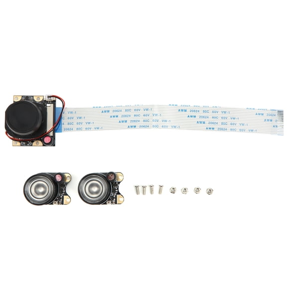 5MP CCTV Camera Module IRCUT 175 Free Drive w Night Vision Lights for PI