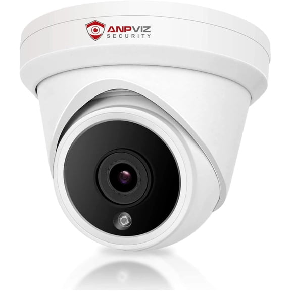 5MP IP PoE Dome Security Camera with Mic/Audio, Turret Camera Outdoor with Human Detection, IP66 Weatherproof, 100FT Night Vision, 2.8mm Wide Angle, Full Metal for Business (U Series)