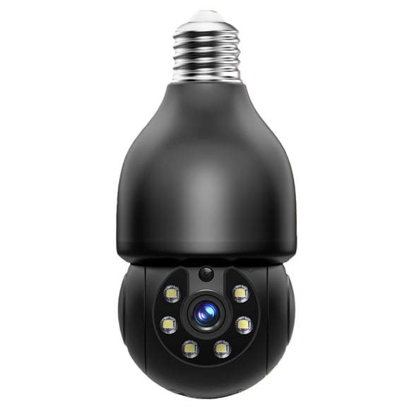 5MP Light Bulb Security Camera, 5G&2.4G WiFi Security Cameras Wireless Outdoor, 360Bulb Cameras for Home Security, Motion Detection and Alarm, Two-Way Talk, Color Night Vision