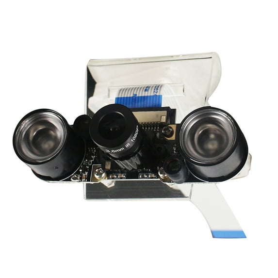 5MP Night Vision Camera with 130° Fish Eye Lens & 3.3V Power Output for Raspberry Pi 3B+