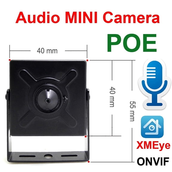 5MP POE 48V HD Audio Mini Ip Camera Cctv Security Video Surveillance Indoor Home Small Camcorder Ipacam Icsee JIENUO