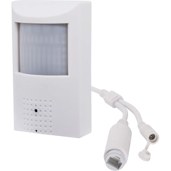 5MP POE IP Hidden Spy Security Camera, Indoor PIR Housing Cameras, 3.7mm Wide Angle Pinhole Lens, 940nm Invisible IR LEDs, 10m Night Vision, Plug&Play with Multiple Third-Party PoE NVRs