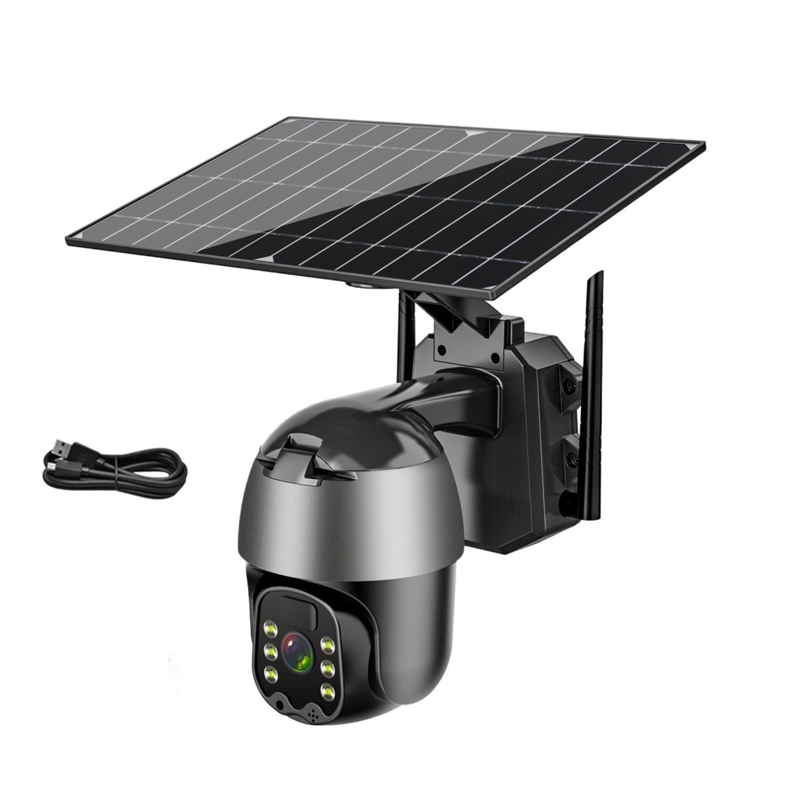 5MP Security Camera 6W Solar CCTV Video Surveillance Camera 4G Sim Card