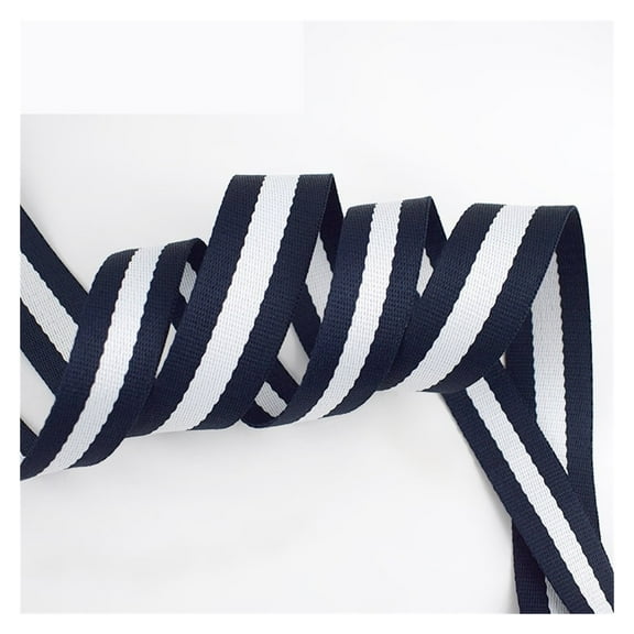 5Meters 20-50mm Polyester Stripes Webbing for Bags Belt Strap Ribbon Tape DIY Garment Home Decor Band Sewing Accessories