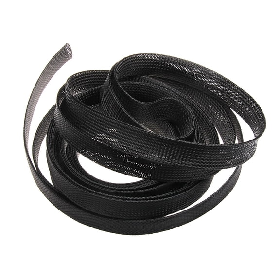 5Meters Black Sleeving Tight PET Nylon Cables Insulation Protection Expandable Cable Sleeve
