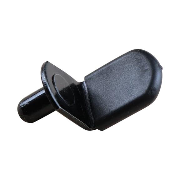 5Mm Shelf Pegs For Cabinets, Metal Shelf Supports With Black Rubber Pads, L-Shaped Heavy Duty Shelving Pins For Bookshelves, Kitchen Closets, Wardrobes, Display Cases