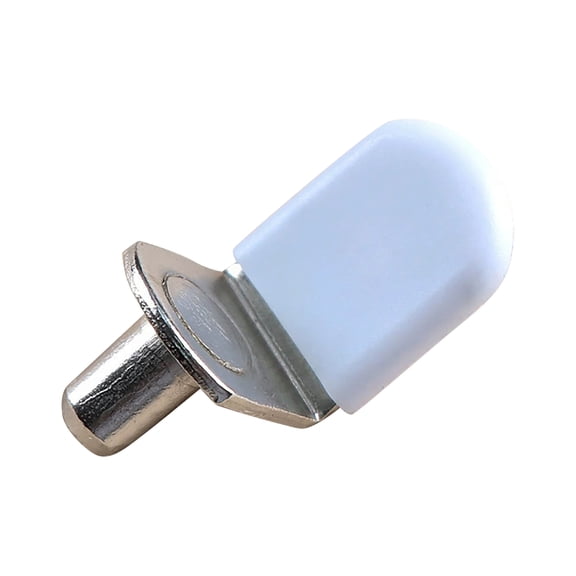 5Mm Shelf Pegs Metal Shelf Support Pins With White Rubber Pad, Heavy Duty L - Shaped Shelving Bracket For Easy Installation, Suitable For Kitchen Cabinets Wardrobes Closets