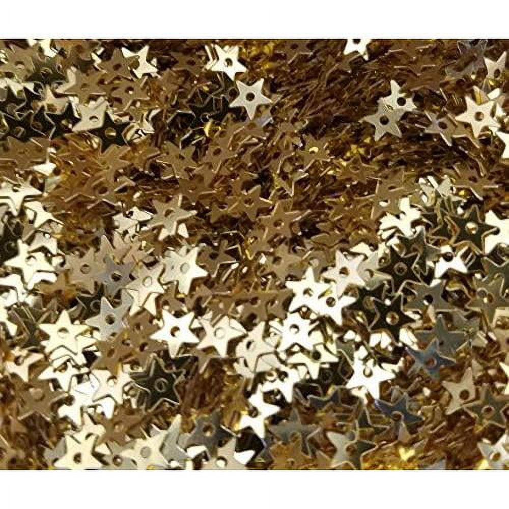 5Mm Tiny Star Loose Sequins For Sewing Or Crafts (Pack Of 5,000) (Metallic Gold)