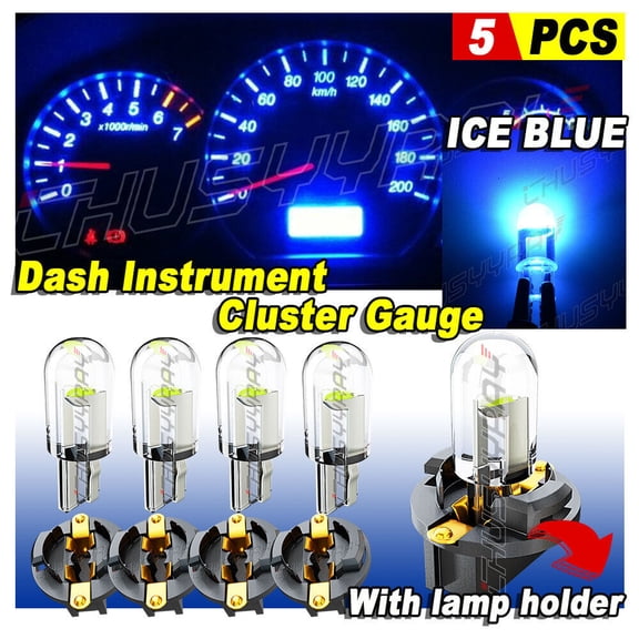 5NEW Dash Cluster Gauge BLUE LED LIGHT KIT For 73-79 Ford F100 F150 F250