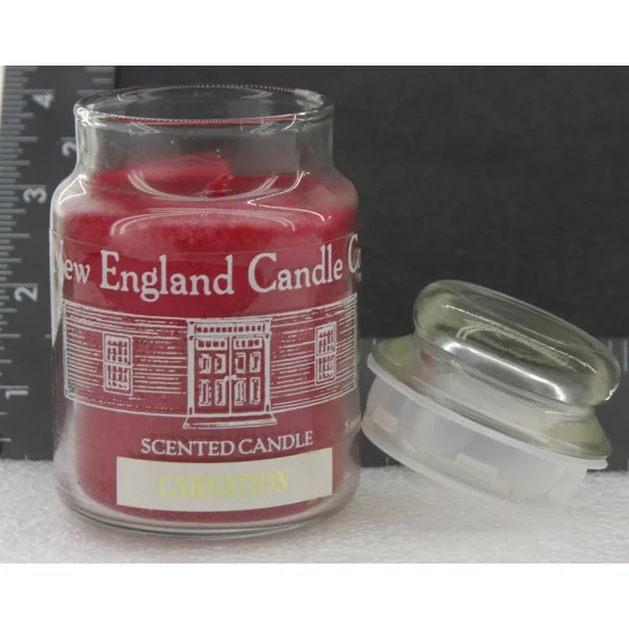 5Oz Carnation Scented Jar Candle By New England Candle Company - New E116