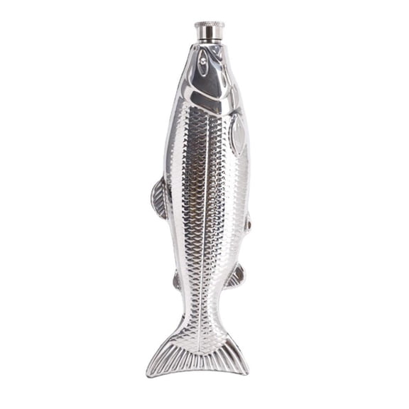 5Oz Fish Designs Beverage Bottle 304Stainless Steel Flask Beverages Wine Bottle