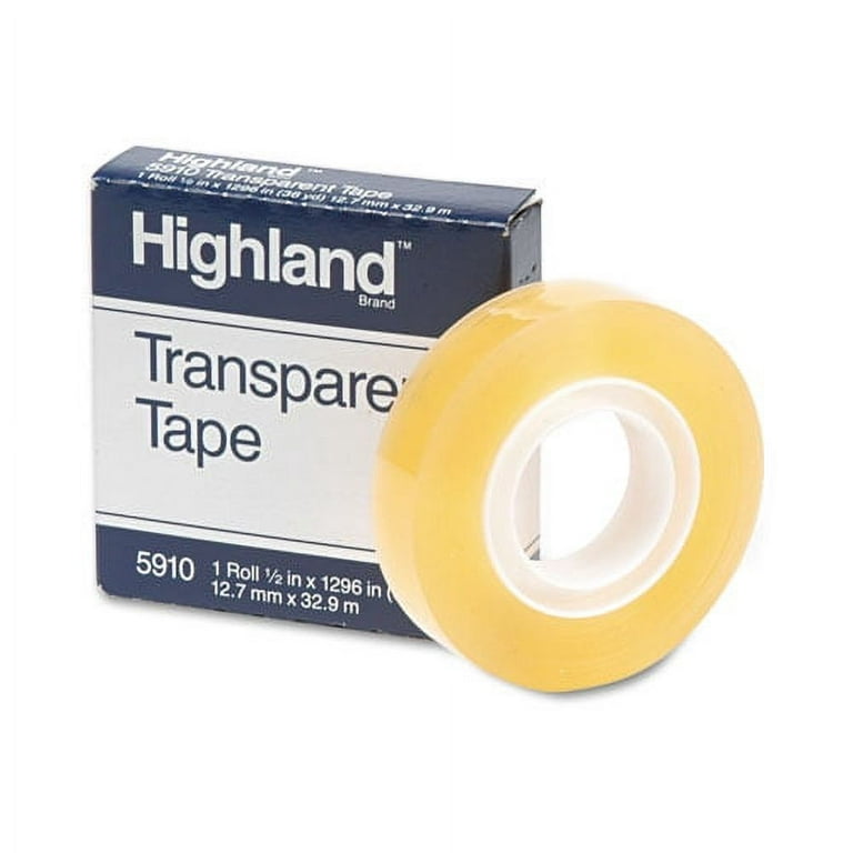 3M Tape Transparent Film 1/2 x 1296