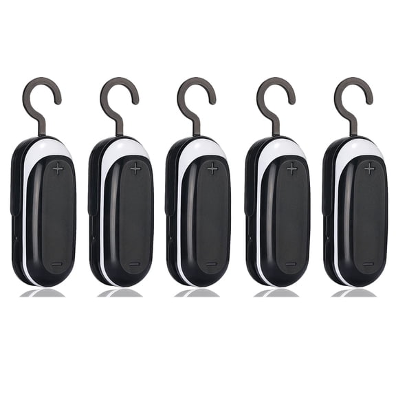 5PACK Mini Bag Sealer, Portable Heat Vacuum Sealers Plastic Sealer, Chip Bag Sealer, 2 in 1 Heat Seal and Cutter Mini Food Sealer For Plastic Bags Mini Portable Sealer, Bag Sealer