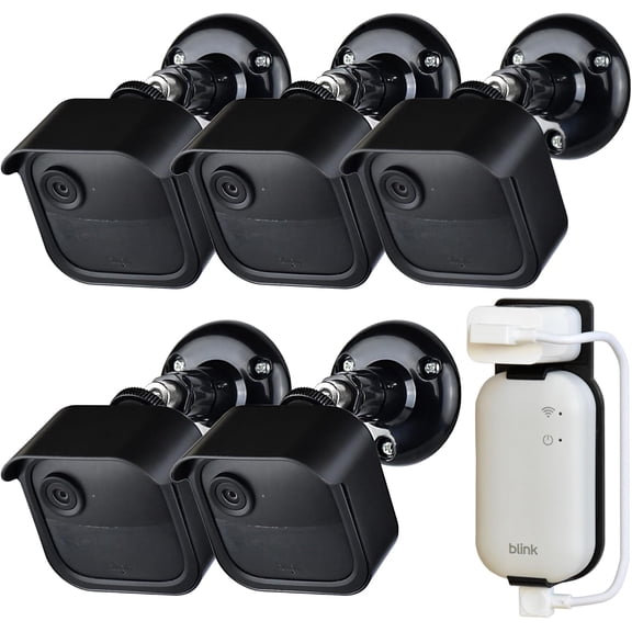 5PACK Outdoor Camera Mount Bracket with Sync Module 2 Outlet Mount for Outdoor 4th/3rd Camera (Camera Not Include)
