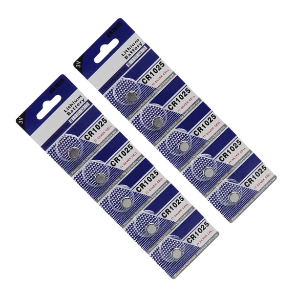 5PC/10PC Stable CR1025 3V Button Cell Batteries CR1025 3V for Watches Highly Capacity Button Batteries