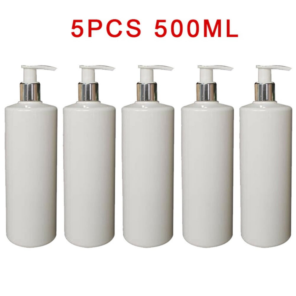 5PC 500mL Flat Shoulder PET Plastic Bottle Durable and Leak-proof ...