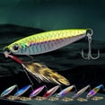 thumbnail image 1 of 5PC BIQIANWO Fishing Lures Iron Plate Fish Scale Pattern All Water Layer Blue Green White black Pink Red Baits, 1 of 7