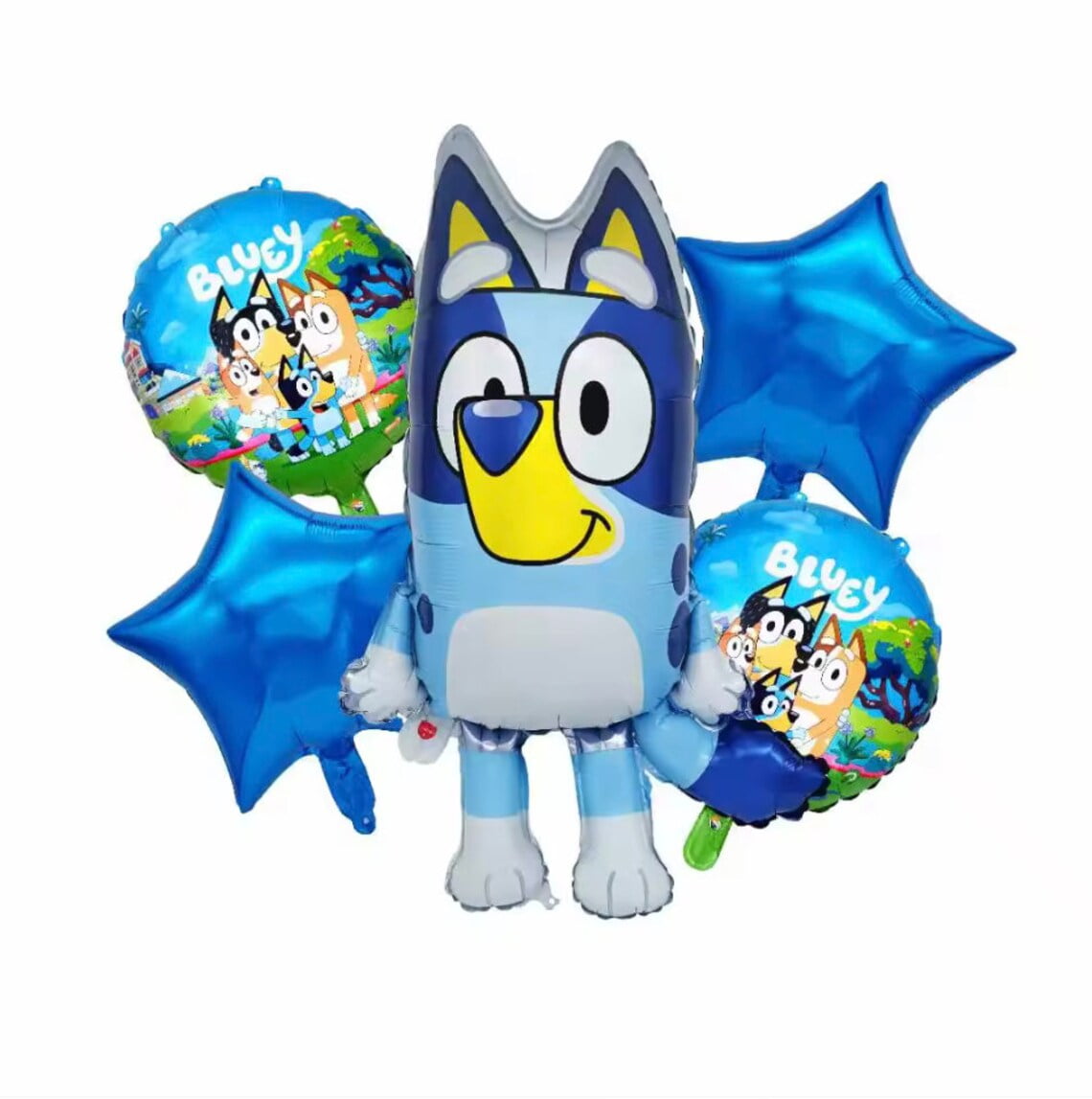 5PC Bluey Dog Party Balloon Set Party. Party Supplies and Decorations