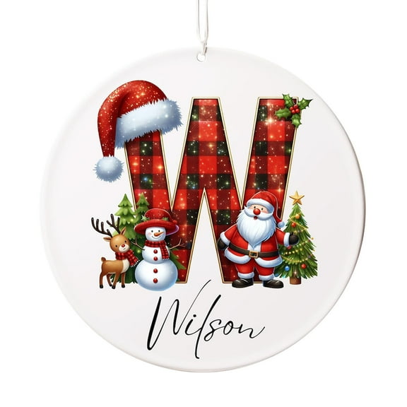 5PC Christmas decorations Acrylic 26-letter Hanging Sign - Transparent High-definition Material With Exquisite Letter Shape. Suitable For Home Decoration Party Decoration