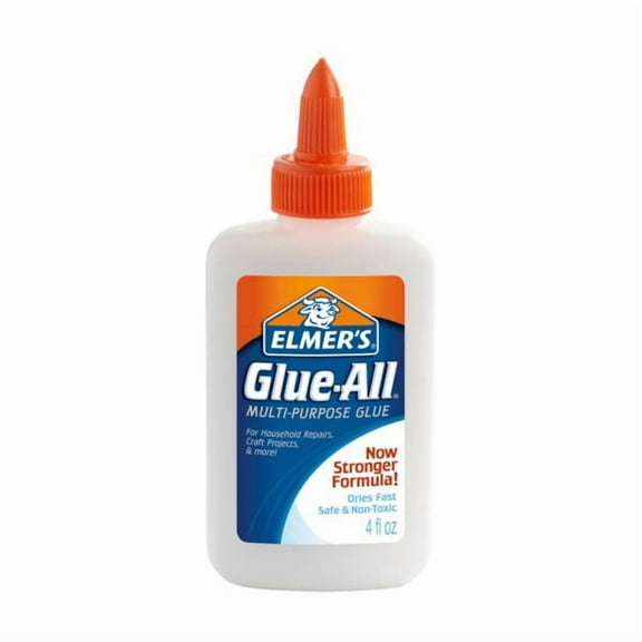 5PC Elmer's Elmer's Glue-All White Glue, 4 oz, Dries Clear