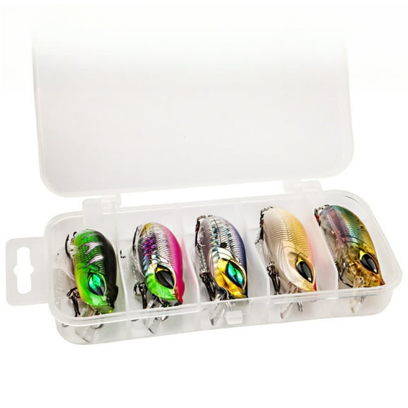 5PC Fishing Lures Jigs 8.4g Villain Feather Hook Sinking Small Rock Worm-shaped Minnow Plastic Fishing Gear Set