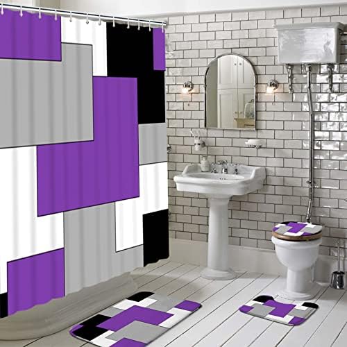 Shower curtain sets with rugs and towels and accessories hotsell