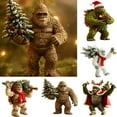 thumbnail image 1 of 5PC Gorilla Christmas Ornament Myth Meets Holiday Magic, Holiday Decor for Christmas Tree, Unique 2026 Wildlife Wonders Collection Ornament Lovers and Collectors Mix, 1 of 9