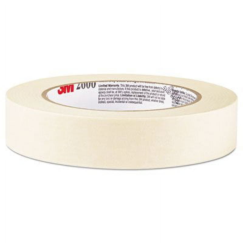 5PC Highland Economy Masking Tape, 3" Core, 0.7" x 60.1 yds, Tan