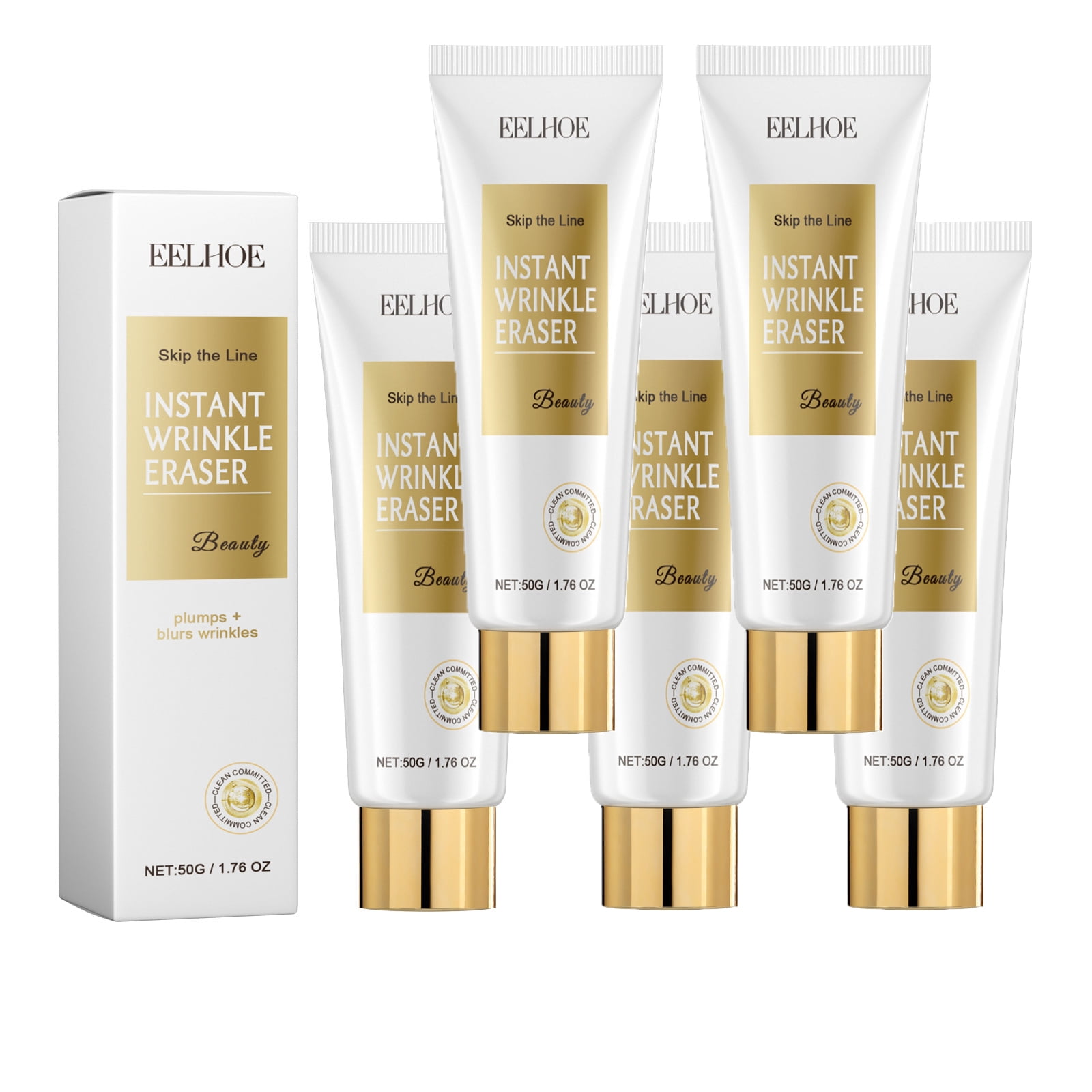 5PC New Skip the Line Instant Wrinkle Eraser Face Cream,50ml - Walmart.com