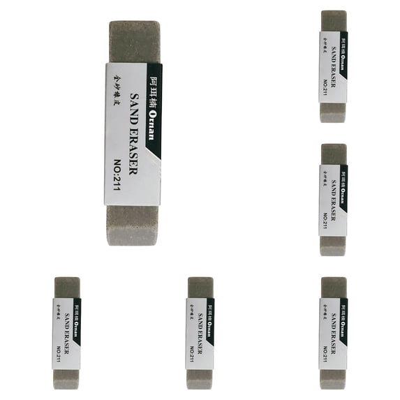 5PC Precision Gums Non Abrasive Anti Burr Study For Exam Preparation Drawing Practical Cleaning