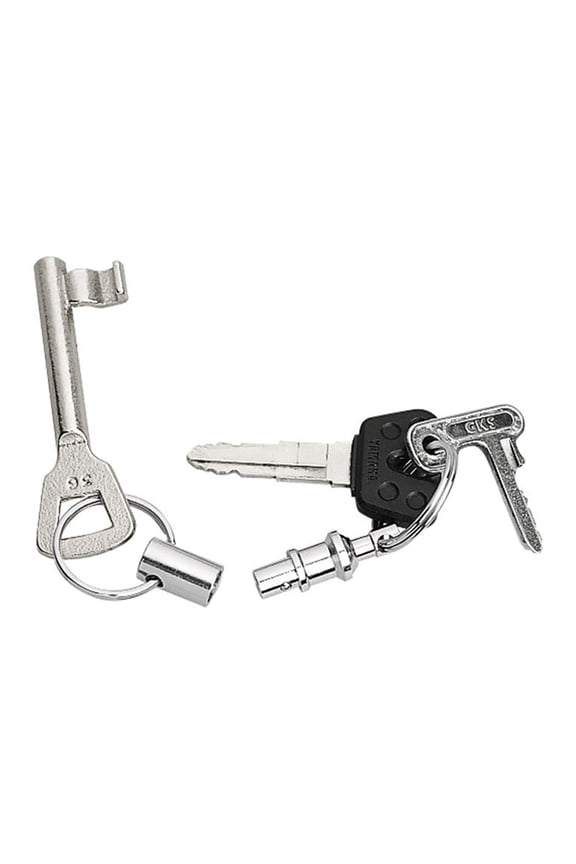 5-Pack Quick Release Double Keychains, Heavy Duty Key for Everyday Use and Organization