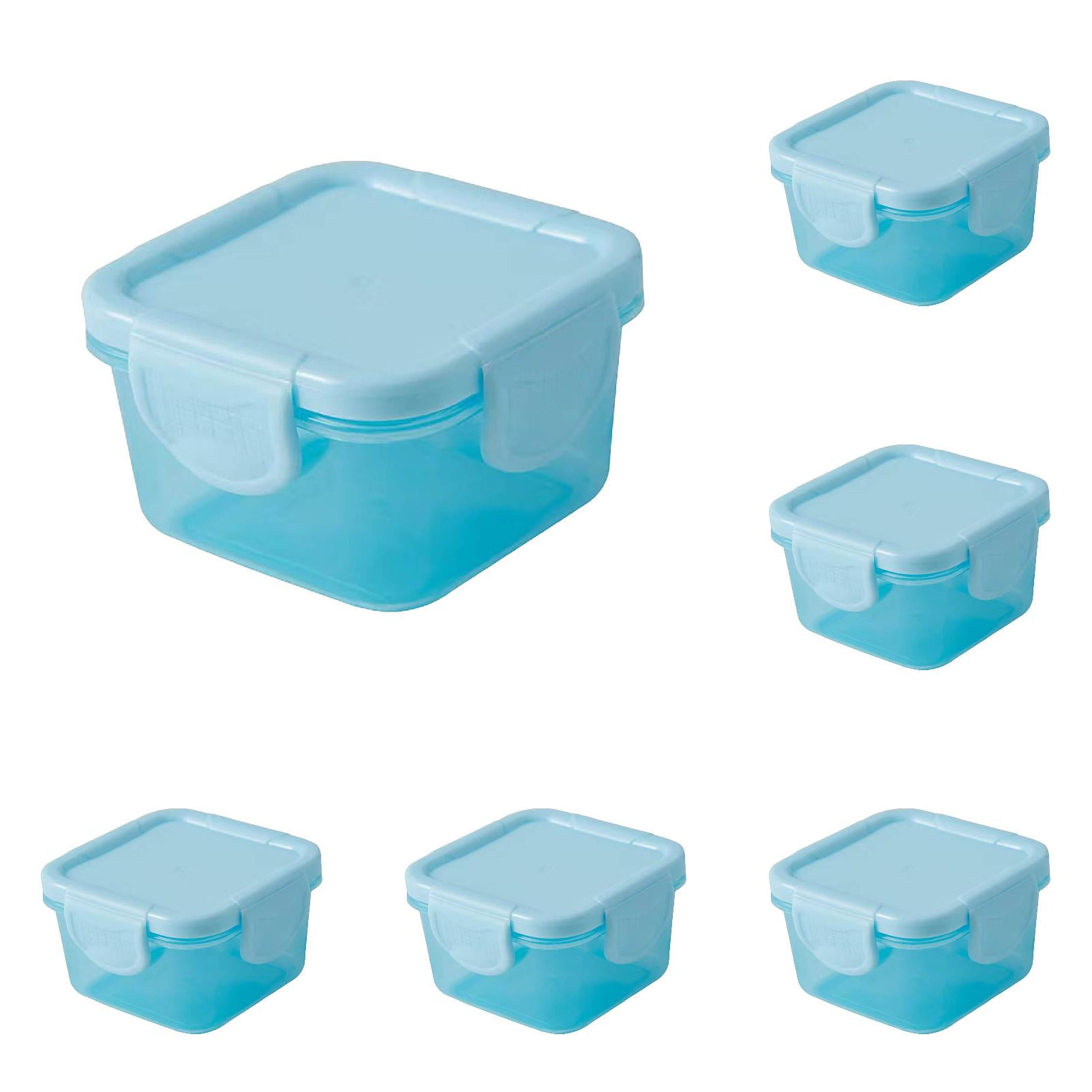 5PC Small Containers With Lids 150 Ml Storage Jars With Lids Freezer ...