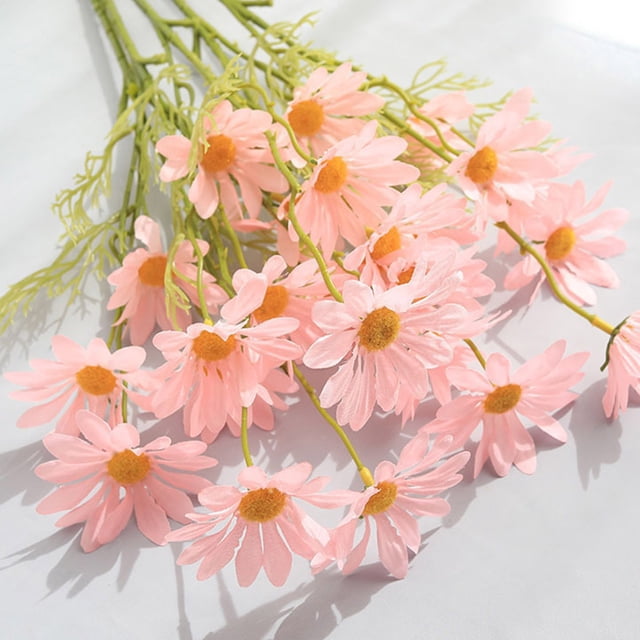 5PC Small Daisy 5 Branch Cosmos Decoration Props Flower Flower Vases