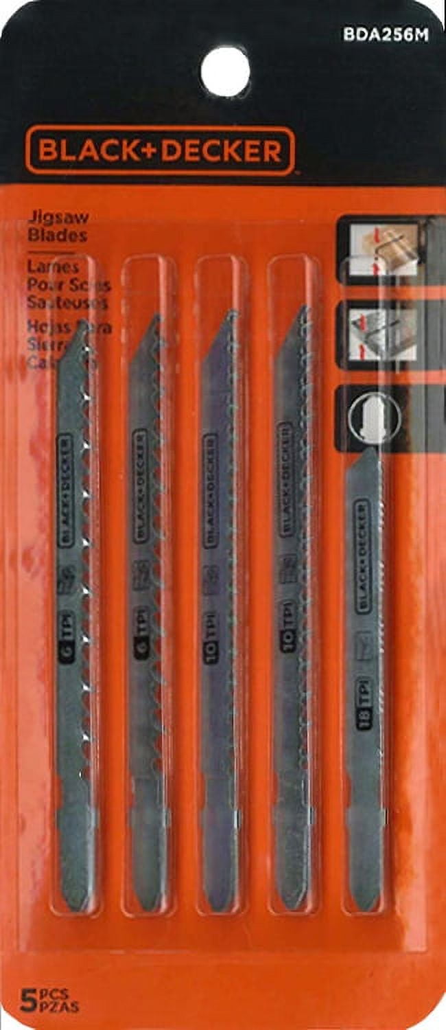 5PC T SHANK JIGSAW BLADE ASSORTMNT