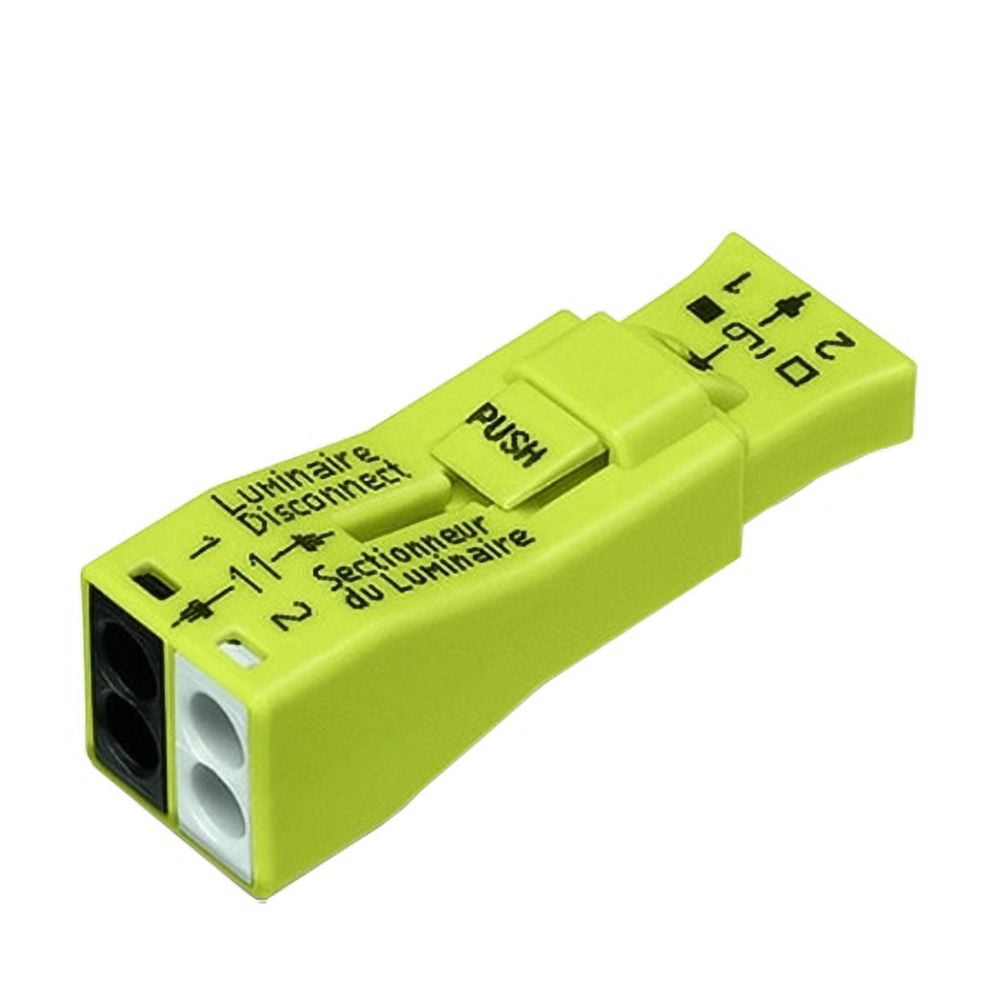 5PC Wago Wago Luminaire Quick Disconnect, 2Port LumiNut Pushwire