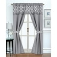 thumbnail image 1 of 5PC Window Set, Regal Home Collections Leila Embroidery Blackout Rod Pocket Curtain Panel, 1 of 7