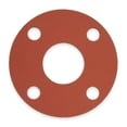 thumbnail image 1 of 5PC ZoroSelect Gasket, Full Face, 2 In, SBR, Red, 1 of 1
