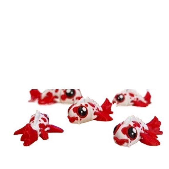 5PC movable carp 3D printing