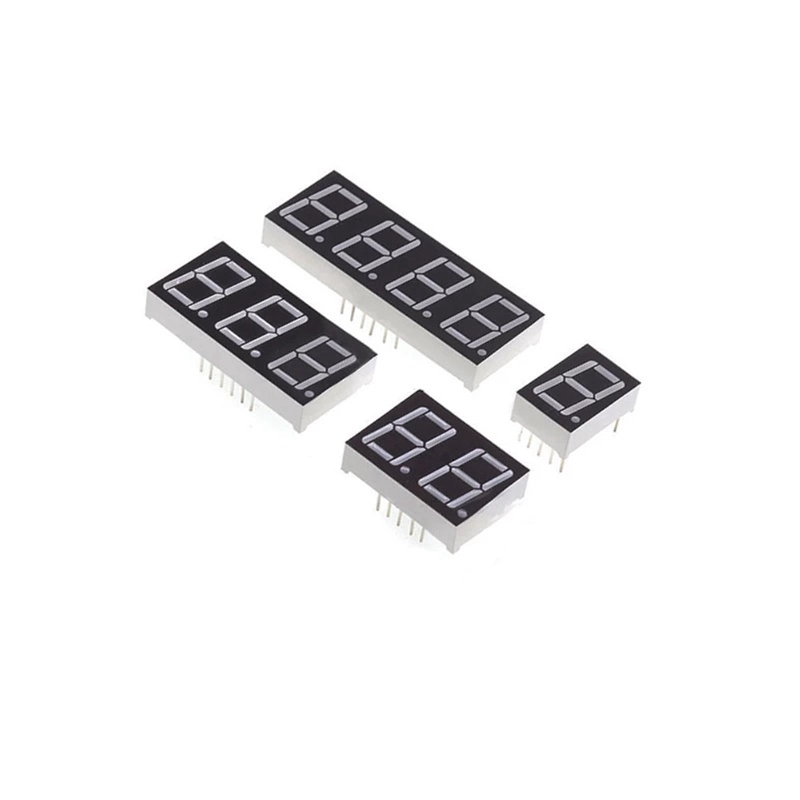 5PCS 0.56inch LED 7 Segment Display Tube Red | Digital Common Cathode/Anode