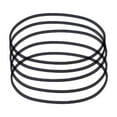 thumbnail image 1 of 5PCS 1.2mm Square Folded Rubber Belt 41-190mm for Recorders CDROM Video Machines DVDs Drive, 1 of 8
