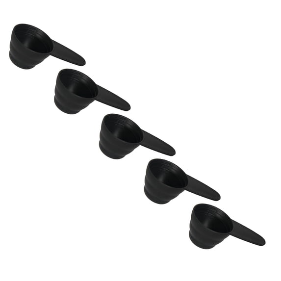 5PCS 1/4 Cup Measuring Spoon Short Handle Precision Scale For Coffee Bar Home Kitchen Coffee & Seasoning Measuring Accessory,Coffee Measure,Kitchen Scoop,Black*5